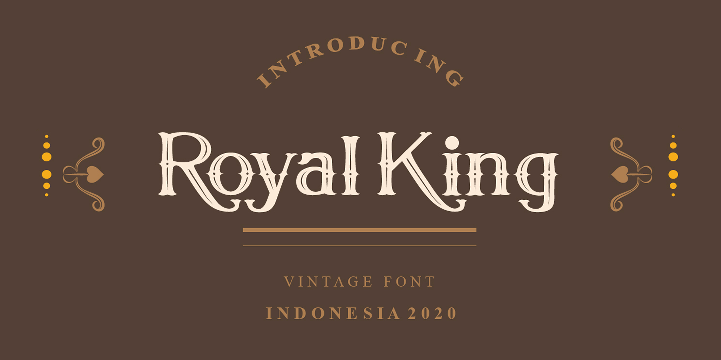 Шрифт Royal King